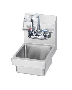 Krowne HS-1 Mini Wall-Mount Hand Sink with Gooseneck Faucet