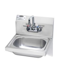 Krowne HS-10 Wall-Mount Hand Sink with High Backsplash and Brackets