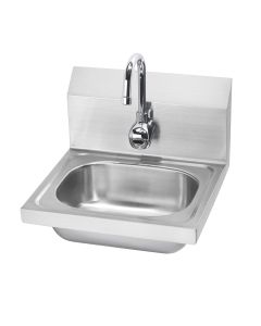 Krowne HS-11 Wall-Mount Hand Sink with Electronic Gooseneck Faucet