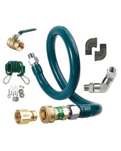Krowne M12548K9 1-1/4" x 48" Gas Connection Kit w/ Swivel