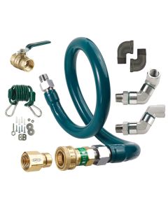 Krowne M5060K10 1/2" x 60" Gas Connection Kit w/ 2 Swivels