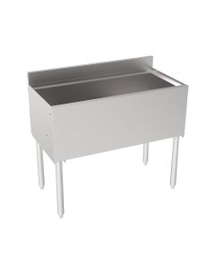 Krowne 18-36 Silver Series Insulated Ice Bin 36" W x 12" D with Sliding Cover
