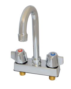 Economy Deck Mount Sink Faucet | 3-1/2" Spout
