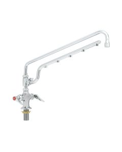 T&S UltraRinse Single Hole Deck Mount 18" Swing Faucet with 16" Spray Arm
