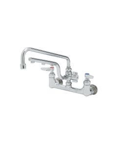 T&S UltraRinse 8" Wall Mount 12" Swing Faucet with 10 3/8" Spray Arm