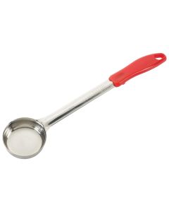 Winco FPS-2 2 oz Solid Food Portioner | Red Handle