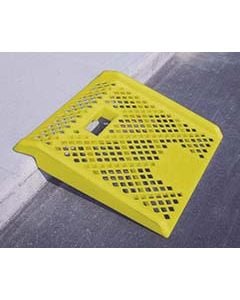 Magline PKR220 Yellow Plastic Curb Ramp / Shed Ramp