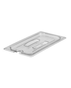 Cambro 30CWCHN135 Camwear Plastic Food Pan Cover | 1/3 Size | Notched
