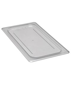Cambro 1/3 Size Clear Flat Lid for Food Storage Pan
