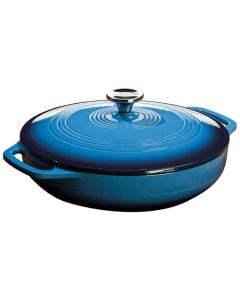 Blue Cast Iron Baking Dish, 3.6 Qt