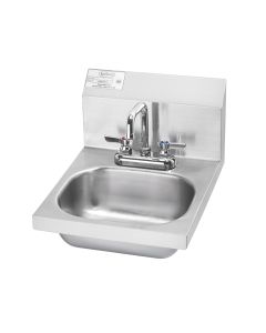 Krowne HS-18 14-1/2" Hand Sink with Deck Mount Faucet