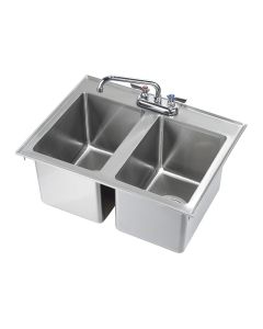 Krowne HS-2619 Drop-In Two-Compartment Hand Sink