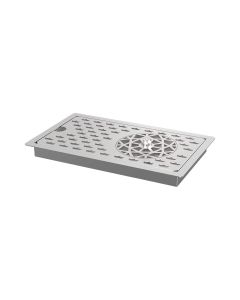 Krowne KR-12GR Royal Series Drop-In Rinser Faucet 12"W x 7"D with Pressure Regulator and Drain Tube