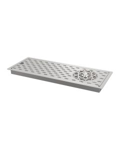Krowne KR-18GR Royal Series Drop-In Rinser Faucet 18"W x 7"D with Pressure Regulator and Drain Tube