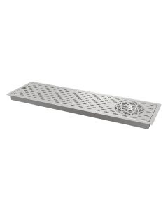 Krowne KR-24GR Royal Series Drop-In Rinser Faucet 24"W x 7"D with Pressure Regulator and Drain Tube
