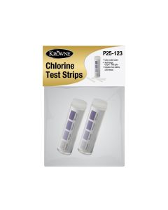 Krowne P25-123 Chlorine Test Strips | 2 Bottles 100 Strips per Bottle