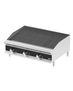 Vollrath CBGMD-36 Radiant Countertop Charboiler, 3 Burner, 36" Width