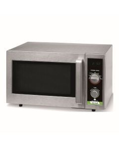 Winco EMW-1000SD Commercial 1000W Stainless Steel Microwave | Dial Control