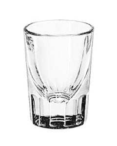 Libbey 1-1/4 oz Fluted Whiskey / Rum Shot Glass in Bulk (1 Dozen)