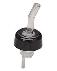 Plastic Free Flow Clear Alcohol Bottle Pourer, With Collar     