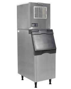 Scotsman Prodigy Plus 800 lb Flake Ice Machine with 370 lb Ice Storage Bin Bundle