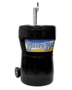 Bistro Bar Portable Beer Keg Cooler | Black