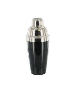 3-piece 16 oz Professional Cocktail Shaker for Bars, Black