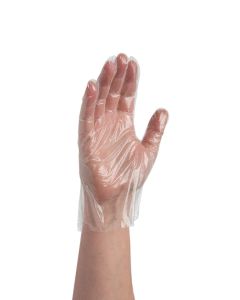 Disposable Food Service Poly Gloves, Large (Box of 500)