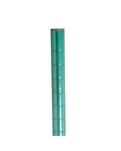 Eagle 62" Eaglegard Epoxy Green Post for Industrial Shelving