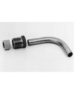 American Beverage Faucet Elbow, Compression, 1/4" Id