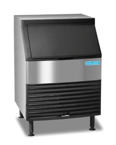 Koolaire 169 lb Capacity Undercounter Ice Machine with 92 lb. Storage Bin | Half Dice Cube