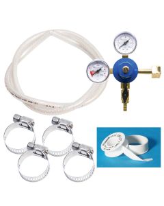 CO2 Regulator, Hose & Clamp Installation Kit