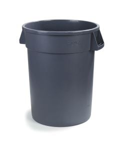 Carlisle 84102023 20 Gal Gray Plastic Container / Waste Can