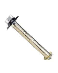 Nickel Plated Assembled Beer Shank Kit 10" x 1/4" Bore