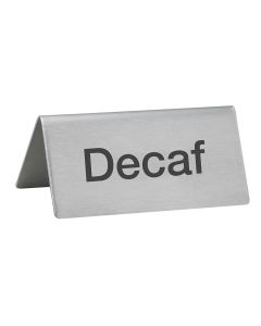 Decaf Coffee - Table Top Tent Sign