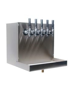 American Beverage 5-Faucet Undercounter Beer Dispensing Tapping Cabinet