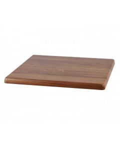 36" x 36" Indoor/Outdoor Wood Table Top | Teak Finish