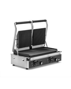 Special Offer - Vollrath PSG4-DG208240 Double Grooved Plate Panini Sandwich Press