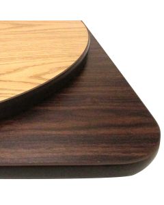 Oak Street 36" Dia. Round Reversible Table Top | Oak/Walnut