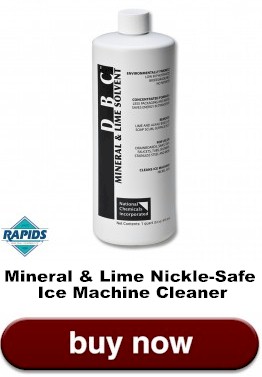DBC brand Ice Machine Cleaner dissolve Lime and Calcium Deposits sold by Rapids Wholesale