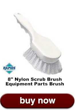 nylon cleaning brush for cleaning commercial ice machine parts and condenser