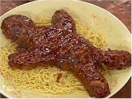 Dead Man over Worms Recipe for Halloween food ideas for bars and restaurants