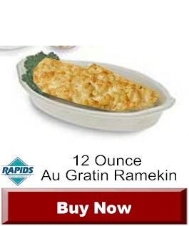 Au Gratin Ramekin 12 ounce Individual Casserole Dish from Rapids Wholesale