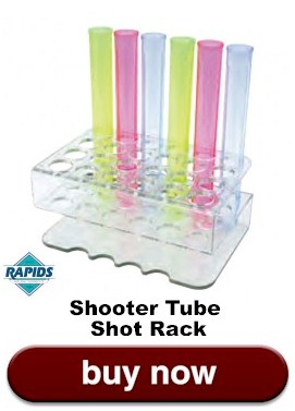 Shooter Tube Shot Rack for Bars Serving at Table