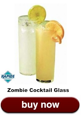 Frosted Zombie Cocktail Glass For Zombie Cocktail sold in bulk wholesale prices at Rapids