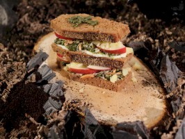 Coffin Sandwich food ideas for Halloween for restaurant or bar