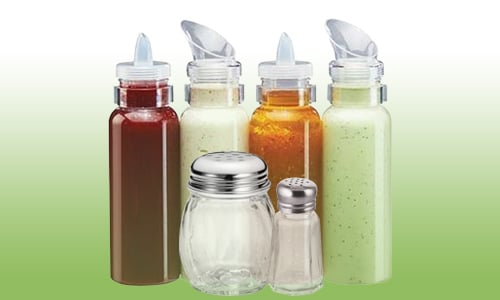 Condiment Containers, Shakers, Jars & Bottlesvv