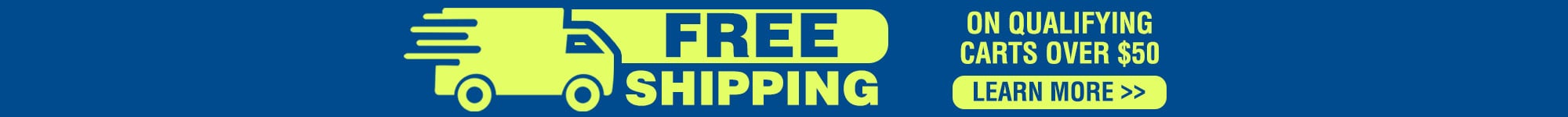 Free Shipping on Qualifying Carts