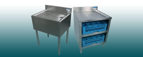 Drain Boards & Glass Rack Cabinets